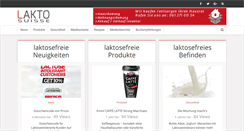 Desktop Screenshot of laktoseintolerant.ch
